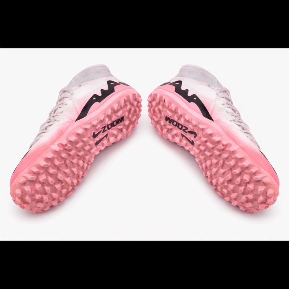 Nike Pink and White Zoom Athletic Turf / indoor